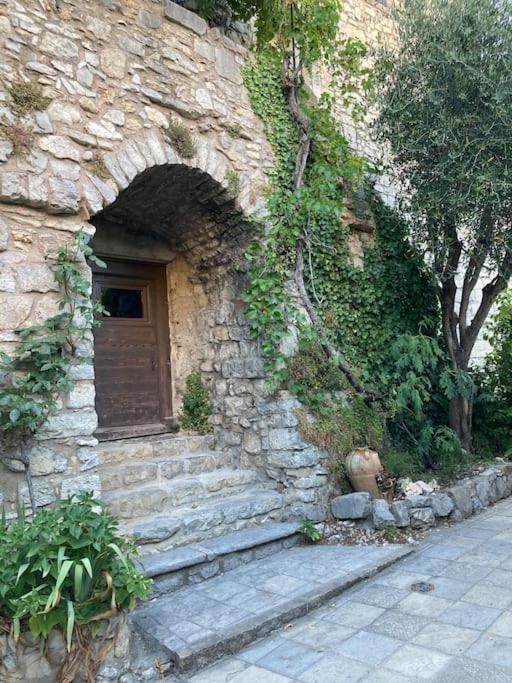 Les Matelles : Charmant Logement En Pierres Bagian luar foto